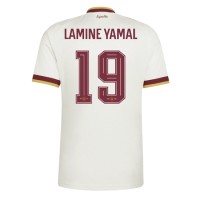 Stroje piłkarskie Hiszpania Lamine Yamal #19 Koszulka Wyjazdowej MŚ 2026 Krótki Rękaw